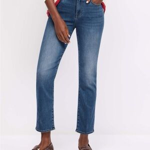 Lani Mid Rise Ankle Straight Jean